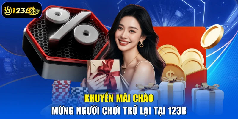 Khuyến mãi chào mừng người chơi trở lại tại 123B